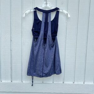 Champion: Navy Tank Top With Built In Bra. Women’s Size Small.